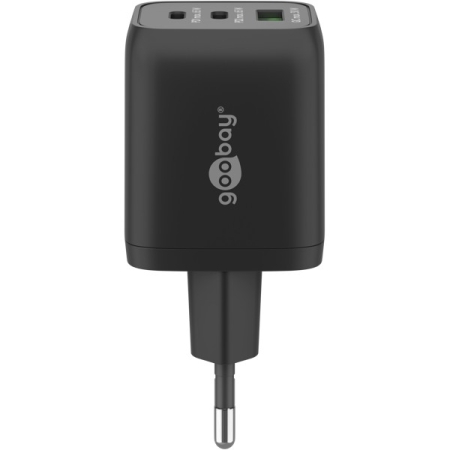 Image nº3 du produit 65 W USB-C PD Multiport Goobay - Chargeur noir 65W usb-c PD et USB