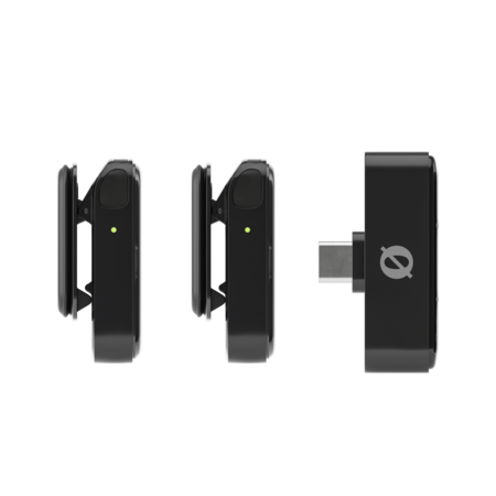 Image nº3 du produit Wireless micro C Rode - Système de micro pour téléphone 2 micros noirs + 1 récepteur USB-C