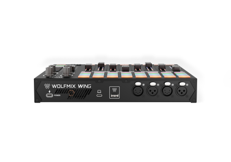 Image nº3 du produit Wolfmix Wing - extention 8 faders motorisés 4 sorties DMX