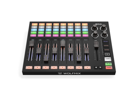 Image nº4 du produit Wolfmix Wing - extention 8 faders motorisés 4 sorties DMX