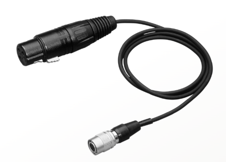 Image principale du produit XLRW audio technica - Câble pour utiliser un micro XLR sur un pocket équipé de connecteur Lock 4 broches